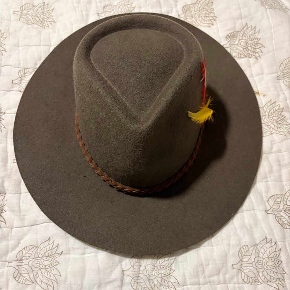 Classic Brown Fedora Hat